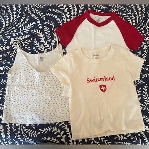 Brandy Melville top bundle!!